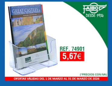 PORTAFOLLETOS SOBREMESA Y MURAL A5