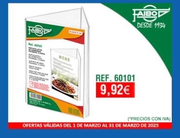 ​PORTAFOLLETOS SOBREMESA PIRAMIDAL 3 CARAS<br data-cke-eol=