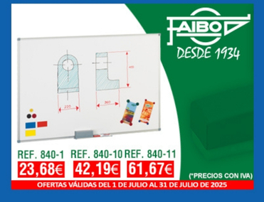 PIZARRAS BLANCAS METALICAS