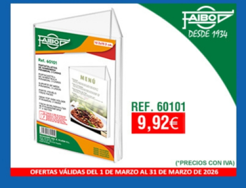 PORTAFOLLETOS SOBREMESA PIRAMIDAL 3 CARAS