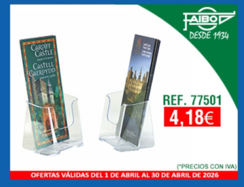 PORTAFOLLETOS SOBREMESA Y MURAL 1/3 A4