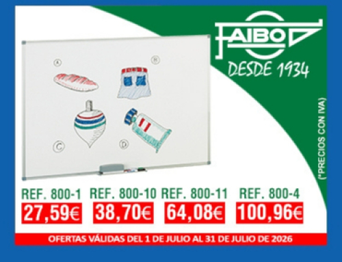 PIZARRAS BLANCAS DE MELAMINA