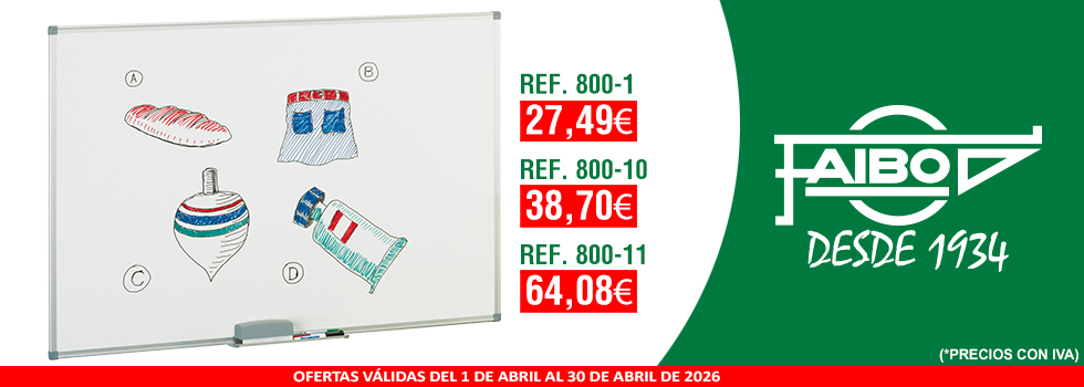 PIZARRAS BLANCAS MELAMINADAS GARANTÍA 5 AÑOS