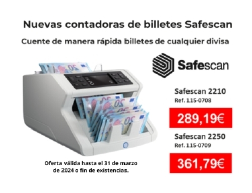 Contadoras Safescan 2210 y Safescan 22