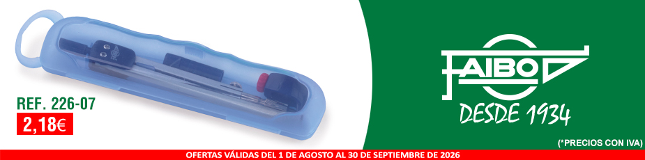 COMPÁS ESCOLAR AZUL